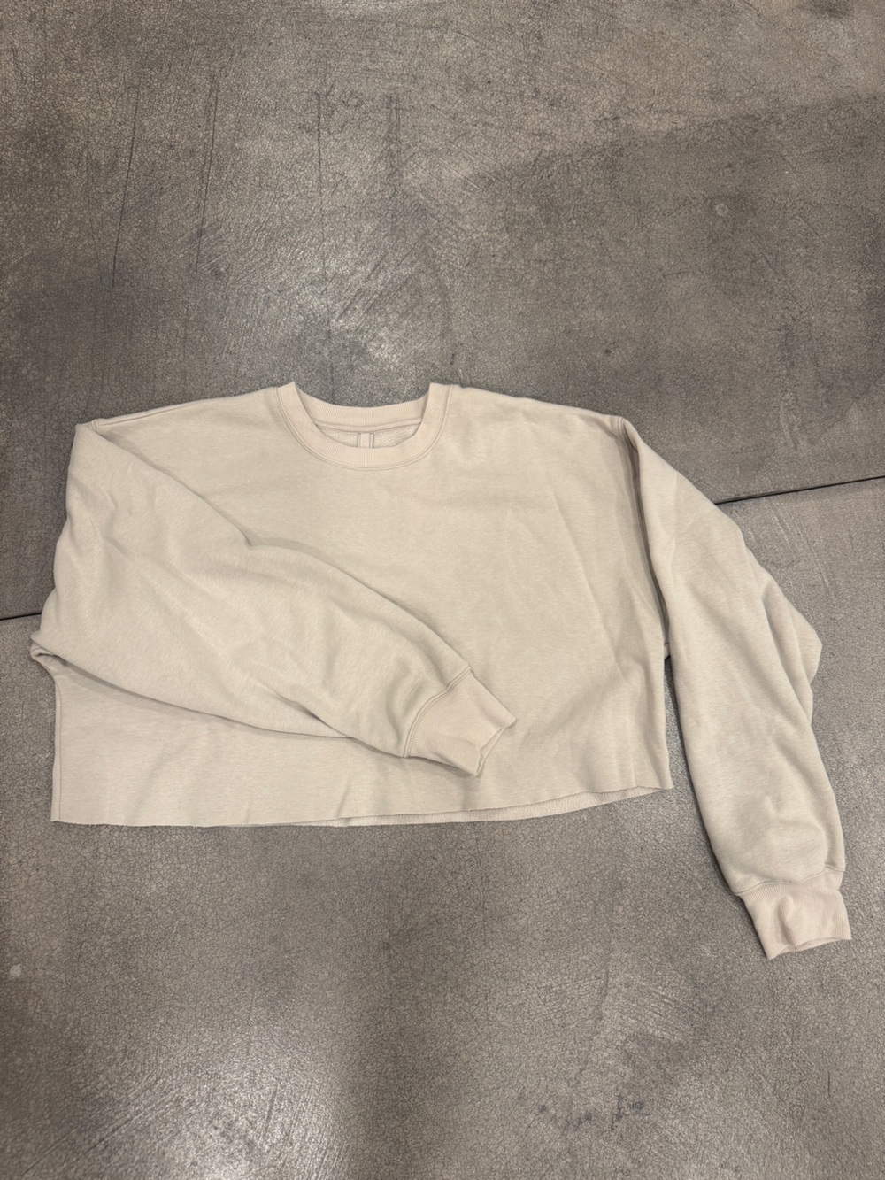 SKIMS Women's Crewneck Sweatshirt in Light Beige